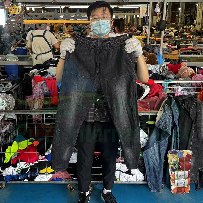 Baju pria wholesale used clothes levi pant cowboy jeans bales Second Hand korea used clothes for men