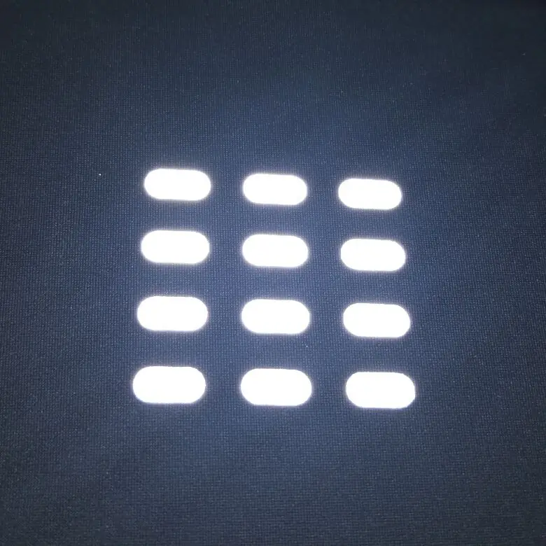 Silk screen printing reflective film with ink heat transfer vinyl