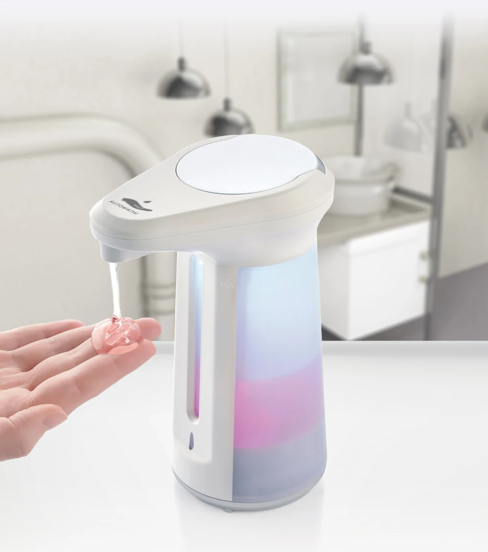  Touchless Wall Mounted Sensor Soap Dispenser Ir Automatic Motion Rechargeable Smart Stainless Steel Hotel 1 YEAR Graphic