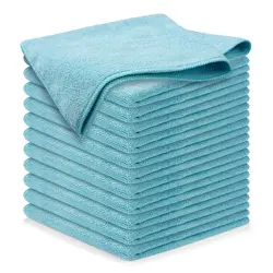 Чистящая ткань из микрофибры серого цвета