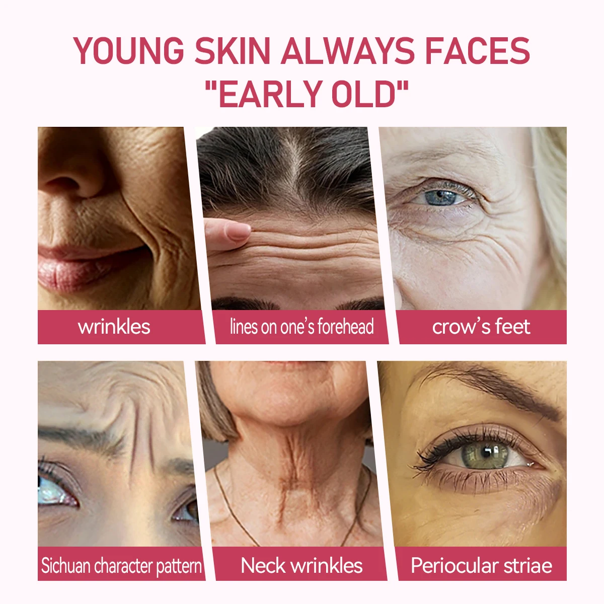 Hydrating Reduce Wrinkle Balm Stick Multi Functional Moisturizing Anti Aging Firming Skin Gentle Easy To Absorb