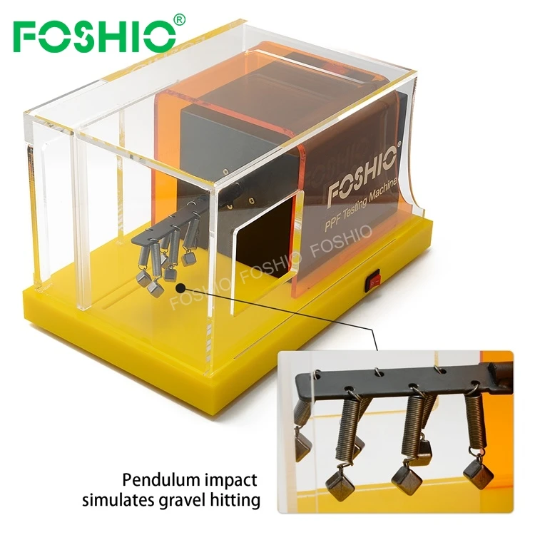 Foshio Customize Car Ppf Film Impact Simulation Testing Machine