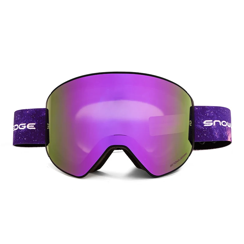 Magnetic Ski Goggles Anti-Fog Anti-scratch Anti-uv Ski eyewear Manufacturer Mens Women support OEM