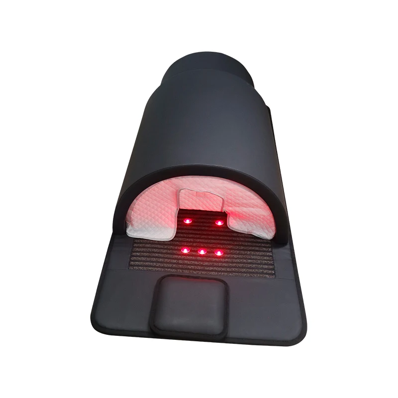 Guangyang 2023 Oem new style high-end far infrared ray 3 zone photon light sauna dome  sauna room