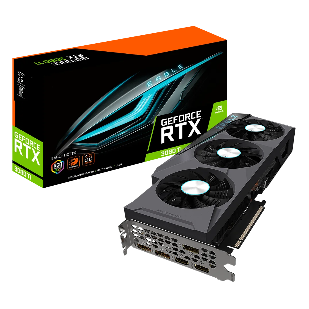 Игровая графическая карта gpu RTX 3080 Ti, материнская плата GeForce RTX 3080 Ti EAGLE 12G