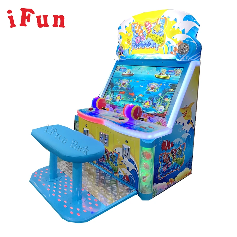 Kids Video Games Mini Arcade Coin Operated Games  Go Fishing Lottery  Game Machines For Sale