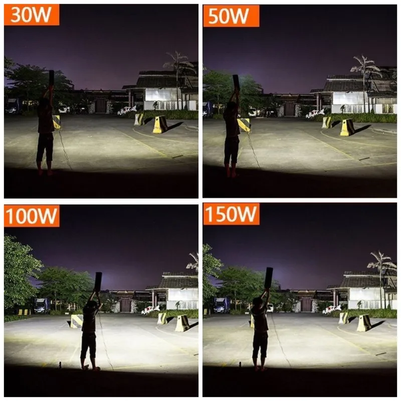 Solar Street Light With Pole Galvanized High Power Led 30w 50w 100w 150w  All In One Lamp