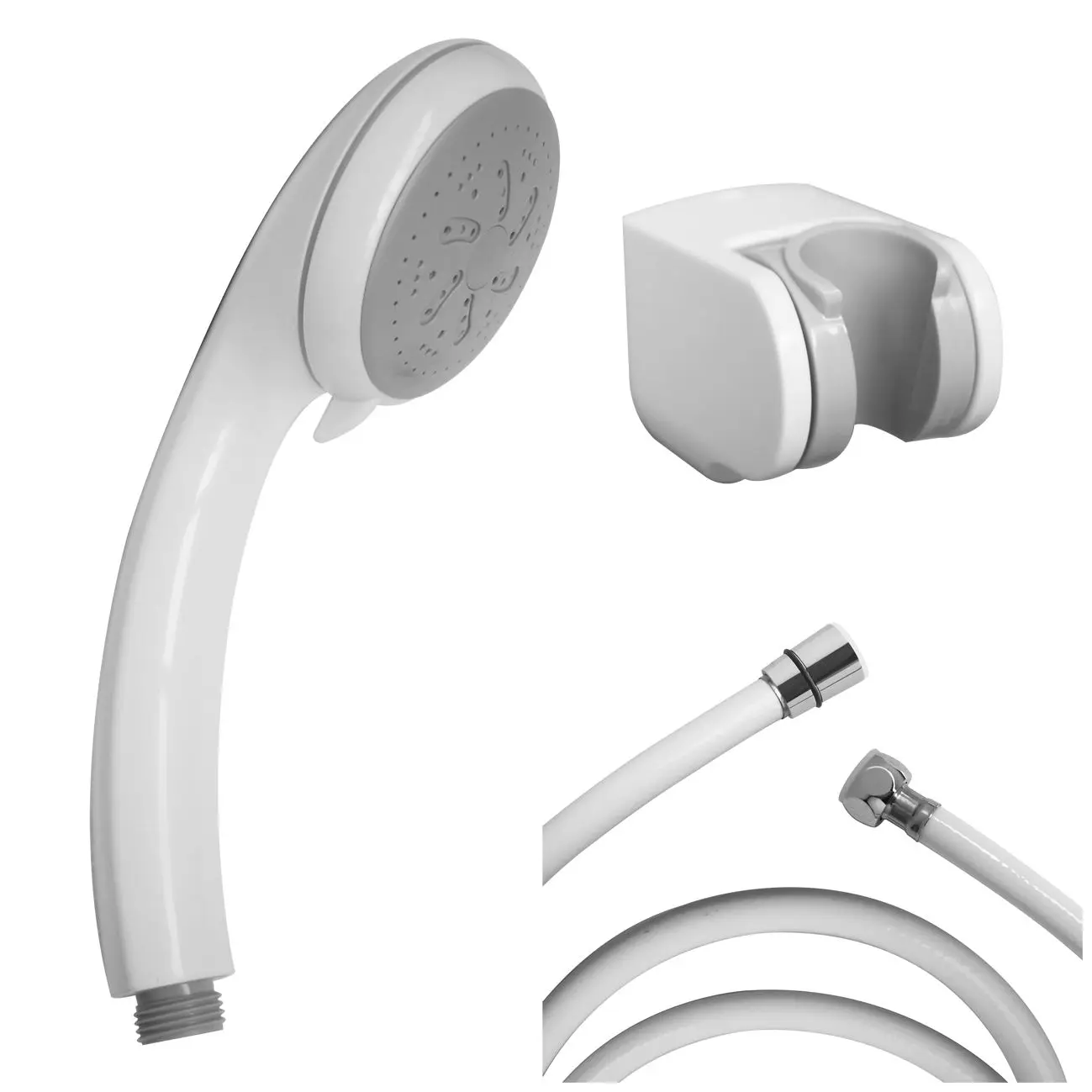 High-Pressure Rainfall Shower Head and Handheld Shower Combo 3 functions chrome ABS handheld shower Kits