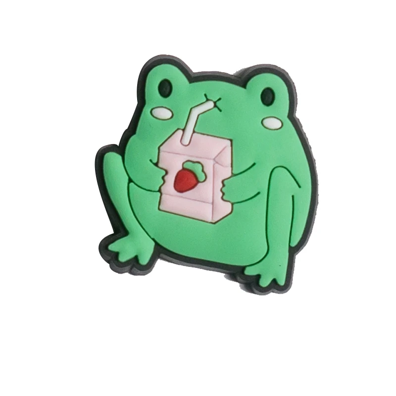 Hot Sale Cheaper Price Luxury Design Frog Custom Soft PVC Shoes Charm