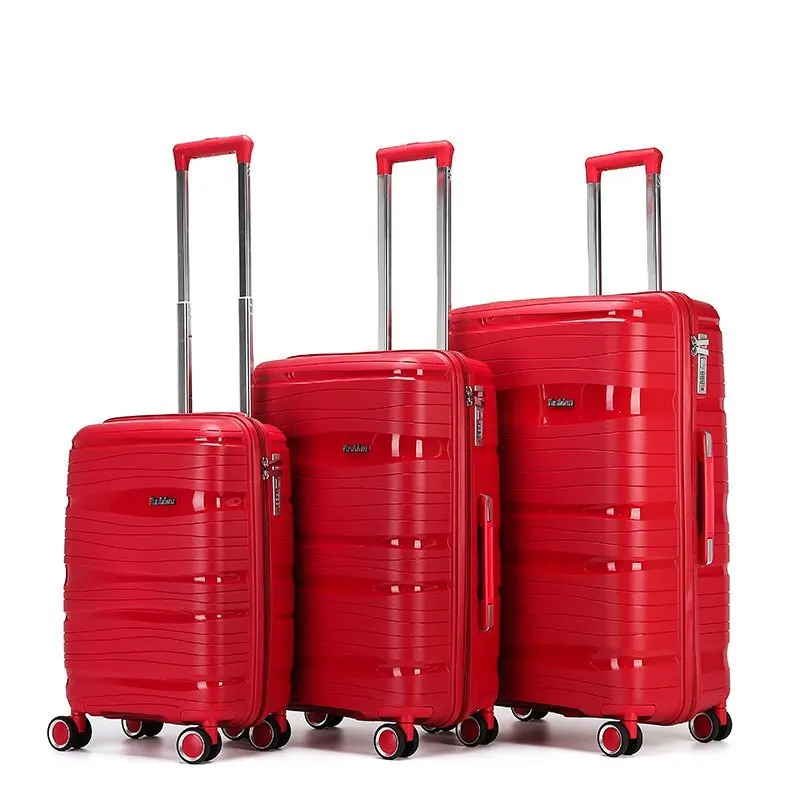 Marksman hot sale cheapest new design supplier PP suitcase set 13/20/24/28 inch universal wheel anti scratch and wear resistant (1600562265233)