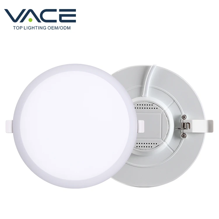 
VACE Ceiling Recessed Mounted Square Round 5w 7w 15w 18w 22w LED Panel Light 