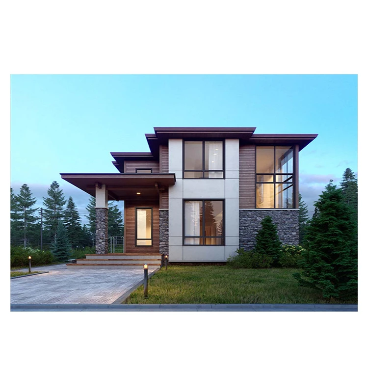 Китай легкая сталь вилла стальная конструкция роскошный дом для виллы