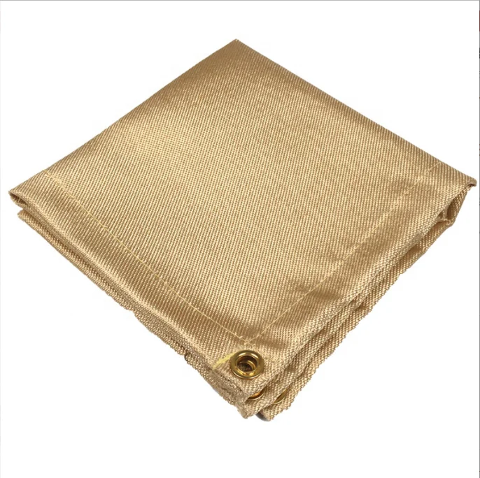 High temperature resistance 1.0*1.0m fiberglass fire blanket