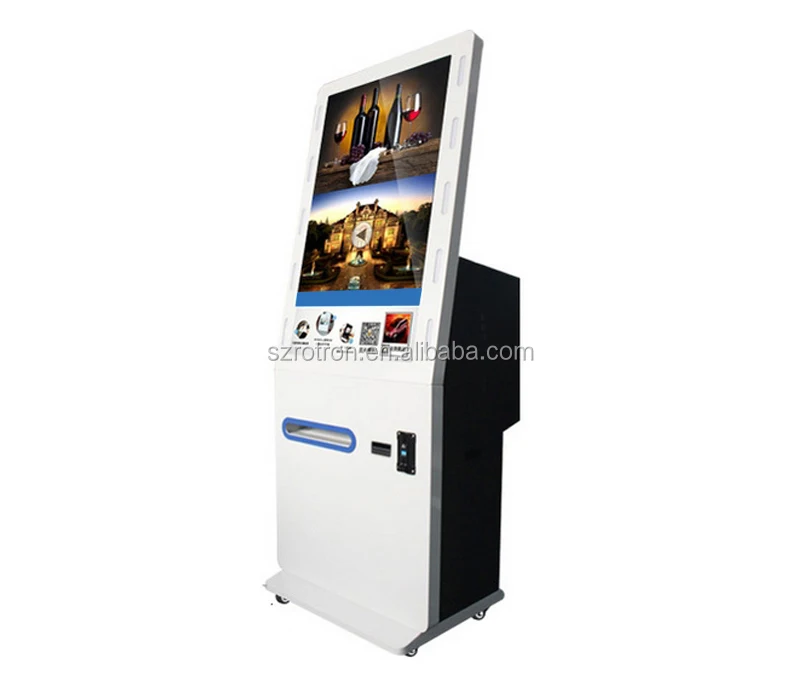 
Cheap price touch screen cinema ticketing Kiosk with card payment 