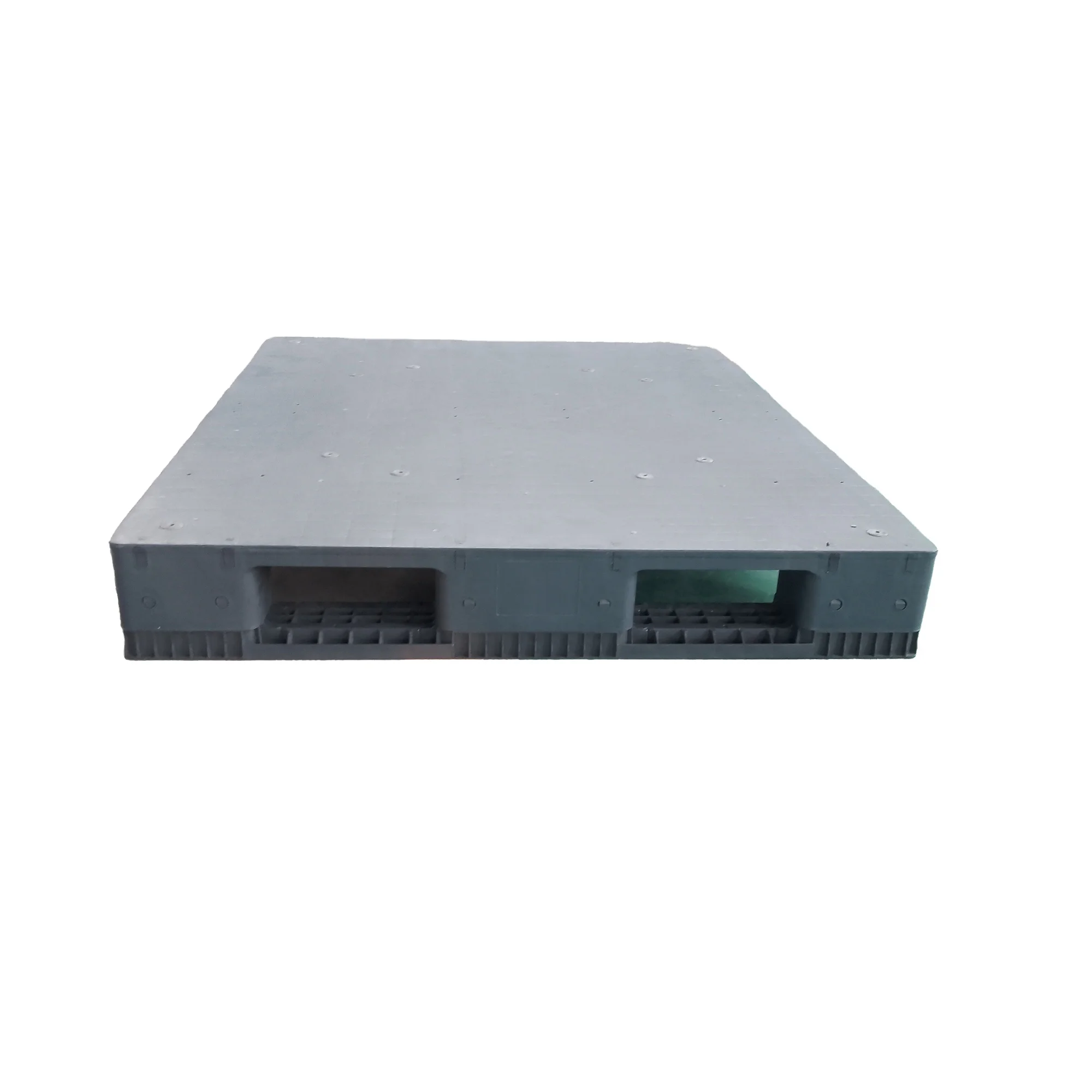 Heavy Duty Plastic Pallet Flat Top 1500x1200x180mm Four Way Entry ASRS Shuttle Racking Lypallets