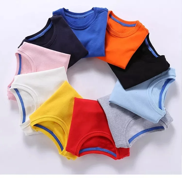 Outdoor Kids Sweatshirt Sets 2 pcs Custom Toddler Baby Boys Girls Solid Color Clothing Tracksuit Child Crewneck  Jogging Suit