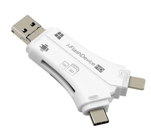  4 в 1 iFlash Drive USB TF кардридер адаптер для iPhone pro 11 X max 6 6s 7 8 iPad Macbook