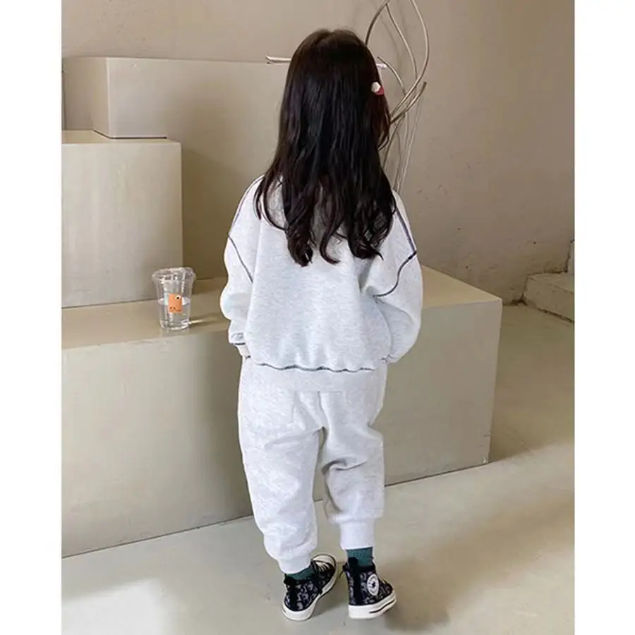 Custom Logo New cotton boys clothing sets 12-13 years old boy suit kids wholesale