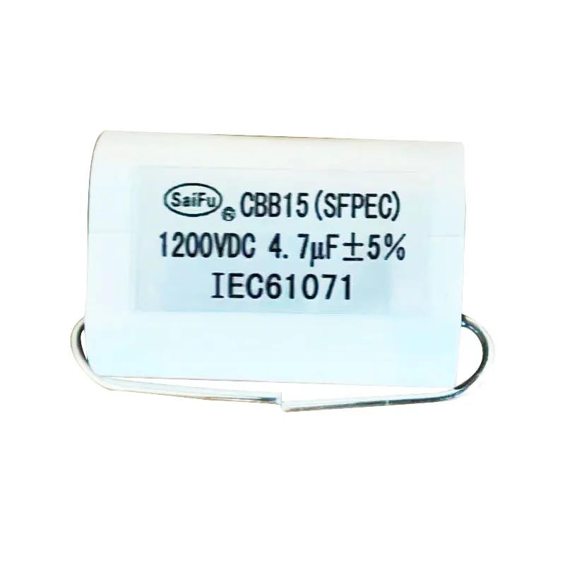 Осевой 1200VDC 4,7 мкФ конденсатор демпфера