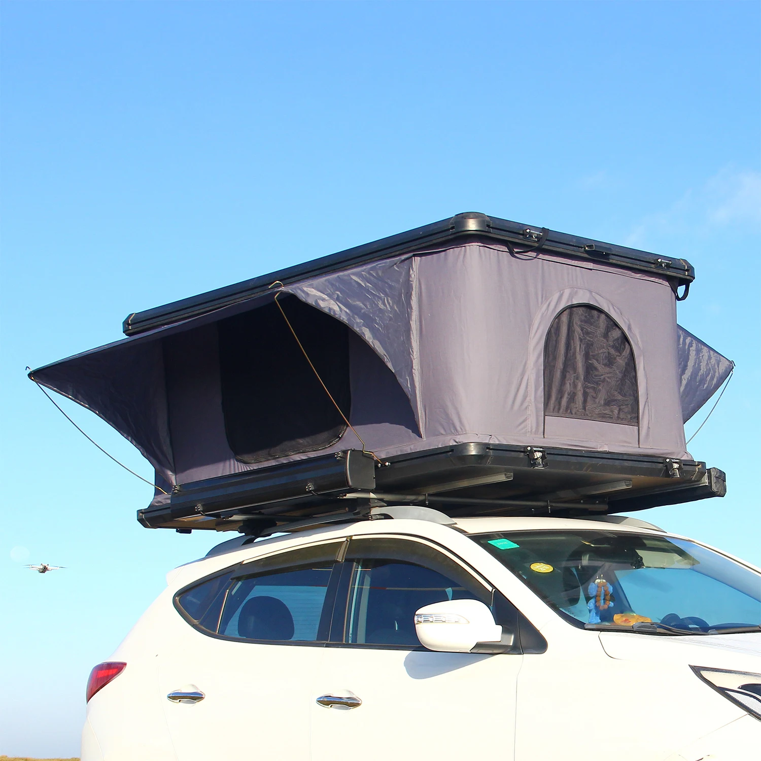 Aluminium Carbon Fiber Triangle Inflatable Hardshell 4 Season Tent Rooftop Camping Car Roof Top Tents