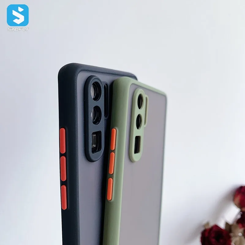 Hot sale phone accessories TPU PC Matte phone case for IPhone for Samsung for Huawei P30 Pro