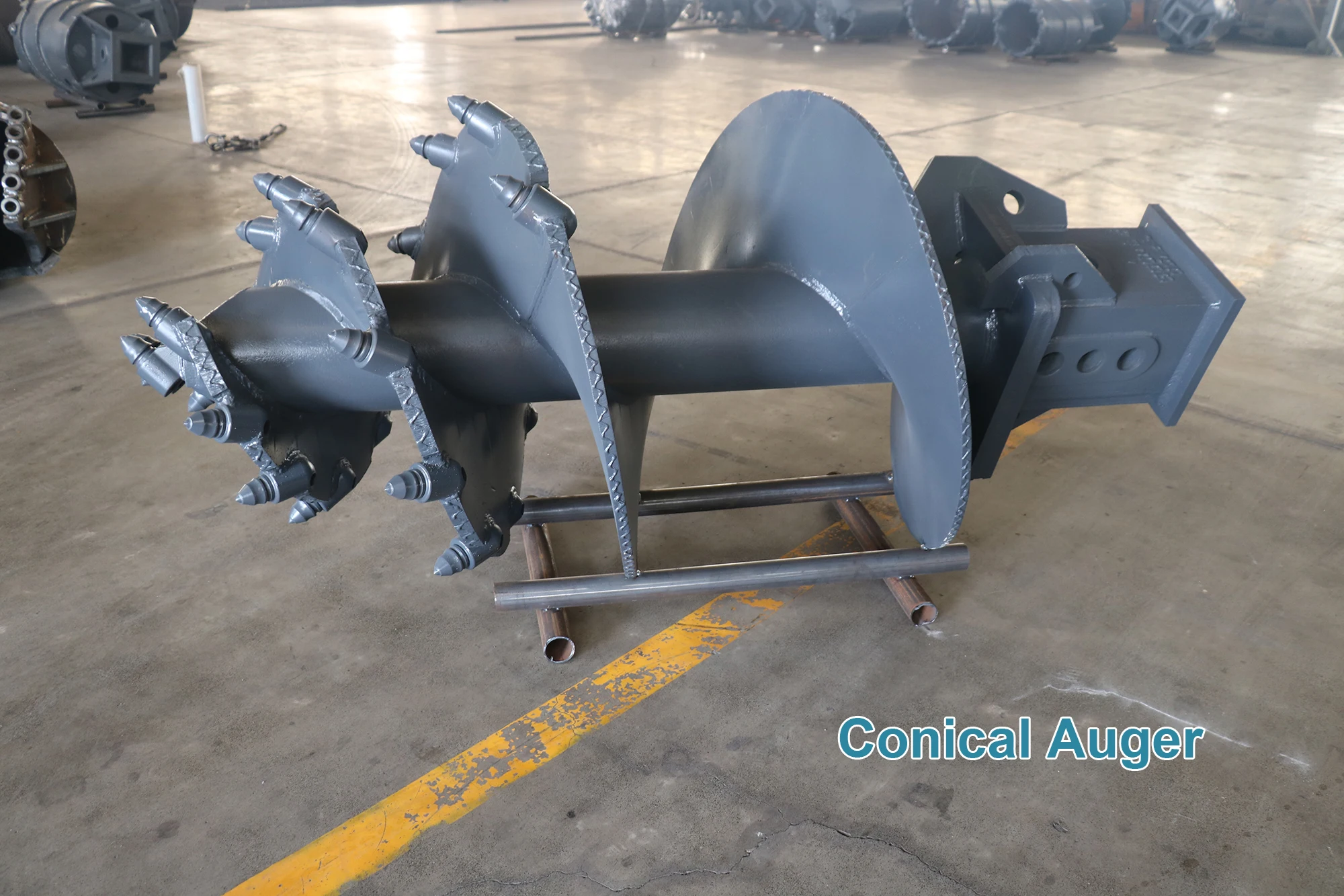 Bauer Soilmec Factory prices Bauer Standard High Quality Conical Drilling Auger for drilling pile foundation drilling rock auger