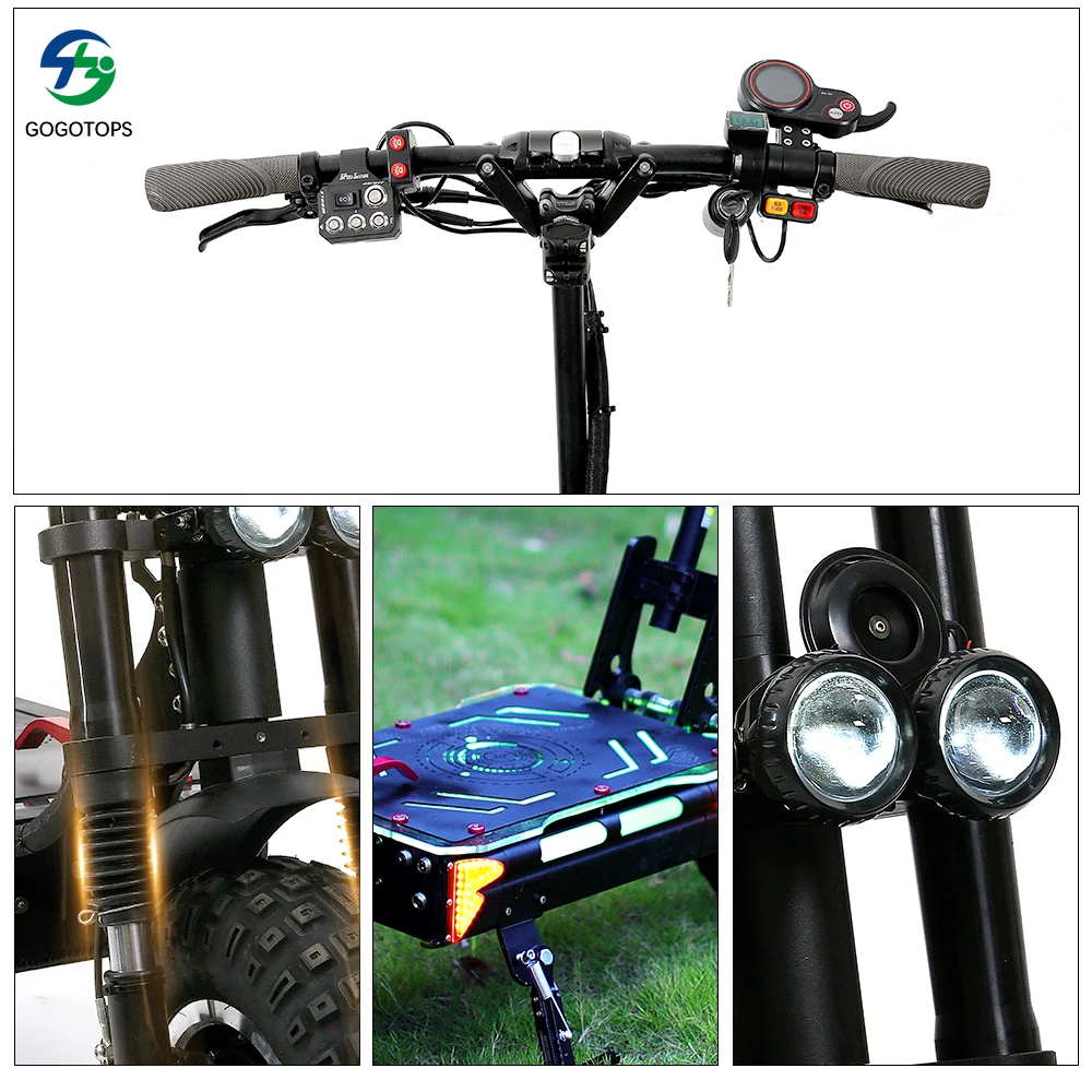 2021 New Big Wheel Electric Scooter 100km/h Speed Electric Scooter Long Range 125KM 7000W 72V E-scooters With 50Ah Battery