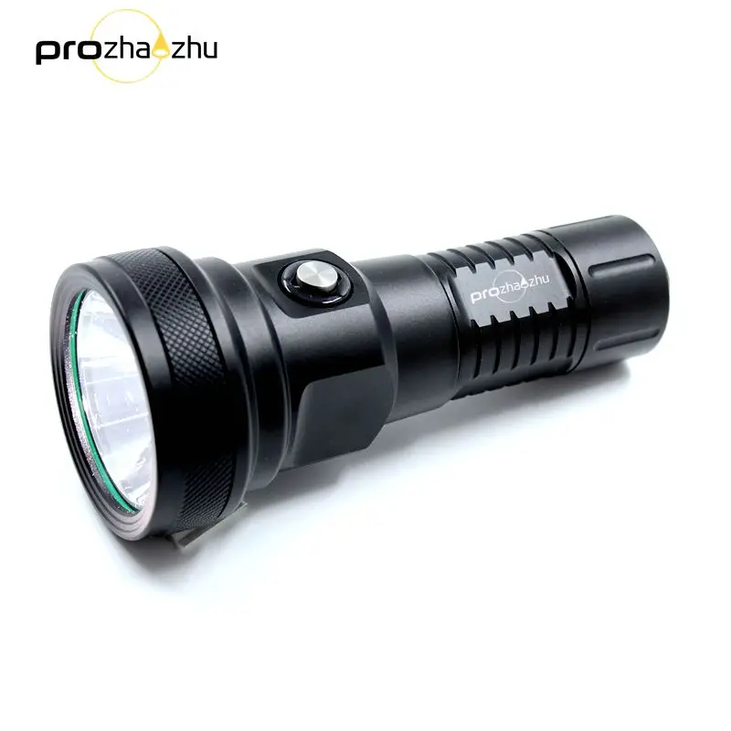 Super Bright Waterproof Flashlight IP68 100M SFT40 2500 Lumen 26650 Handheld Backup Underwater Scuba Diving Light