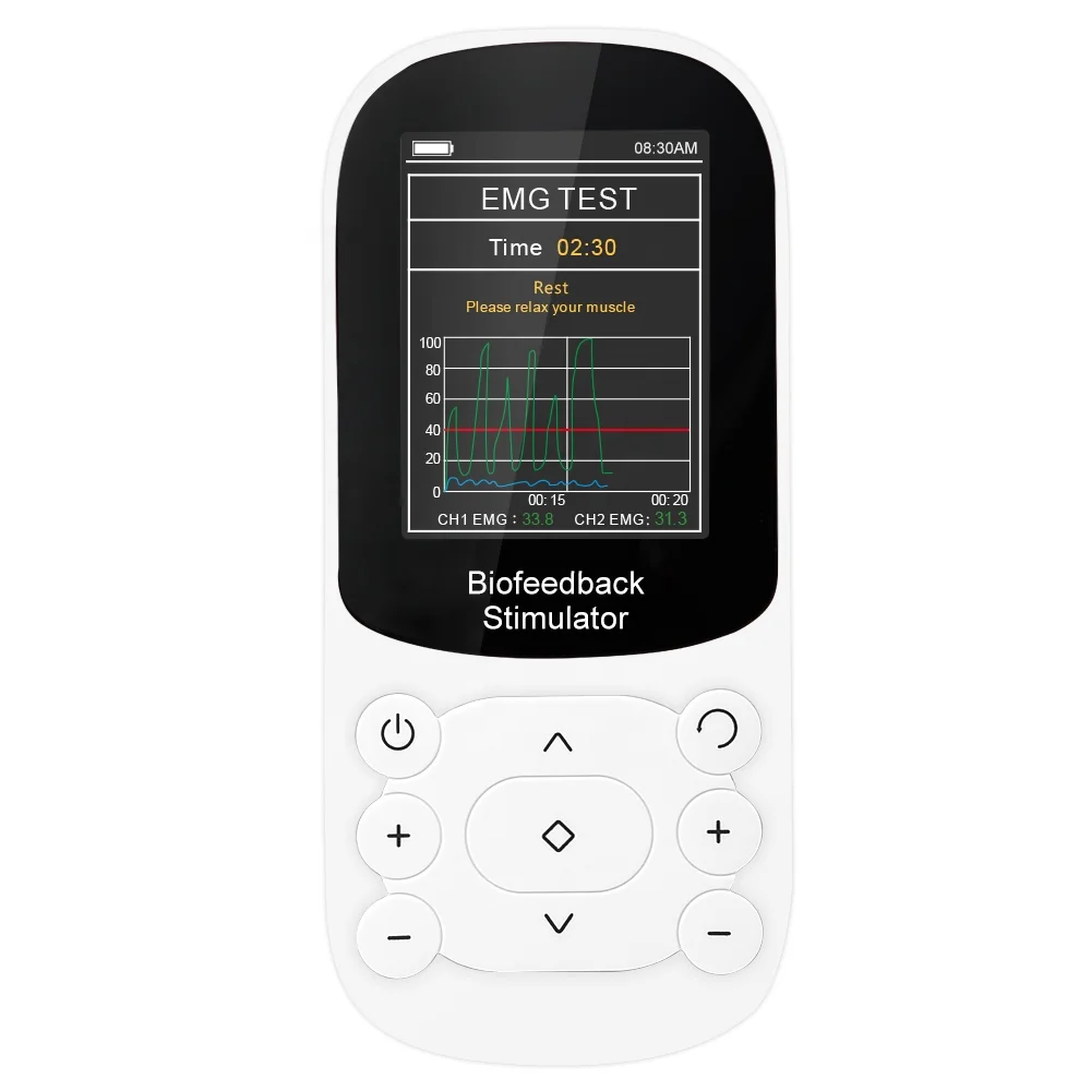 Biofeedback Device with EMG Test EMG Game ETS STIM and MIRROR Medical Technology Treating Trauma Recovery Pain Relief Stimulator