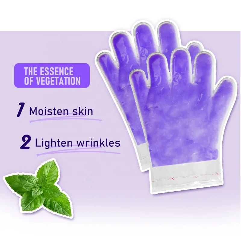 OEM Custom Paraffin Wax collagen hand and Foot Mask Beauty Skin Moisture Hydrating Paraffin Wax with shea butter