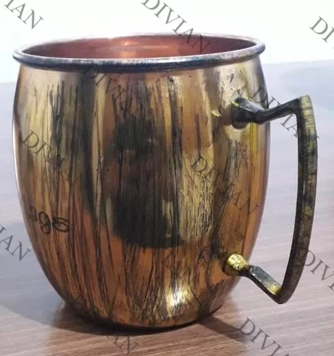 100% Pure Copper Moscow Mule Mug For luxury Home Drinkware Copper Mug Designer Pure Copper Mug Manufacturer