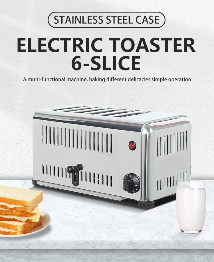 Tostadora de pan kitchen commercial 4pc cafe electric cheap pop up popup sandwich bread toaster 2 4 slice digital toast machine