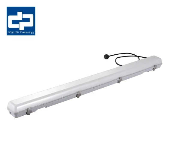 Low Price Strong Lighting Garage Outdoor 5FT Double Emergency Tube Fixture-2x22W IP65  Led Vapor Tri-proof Light