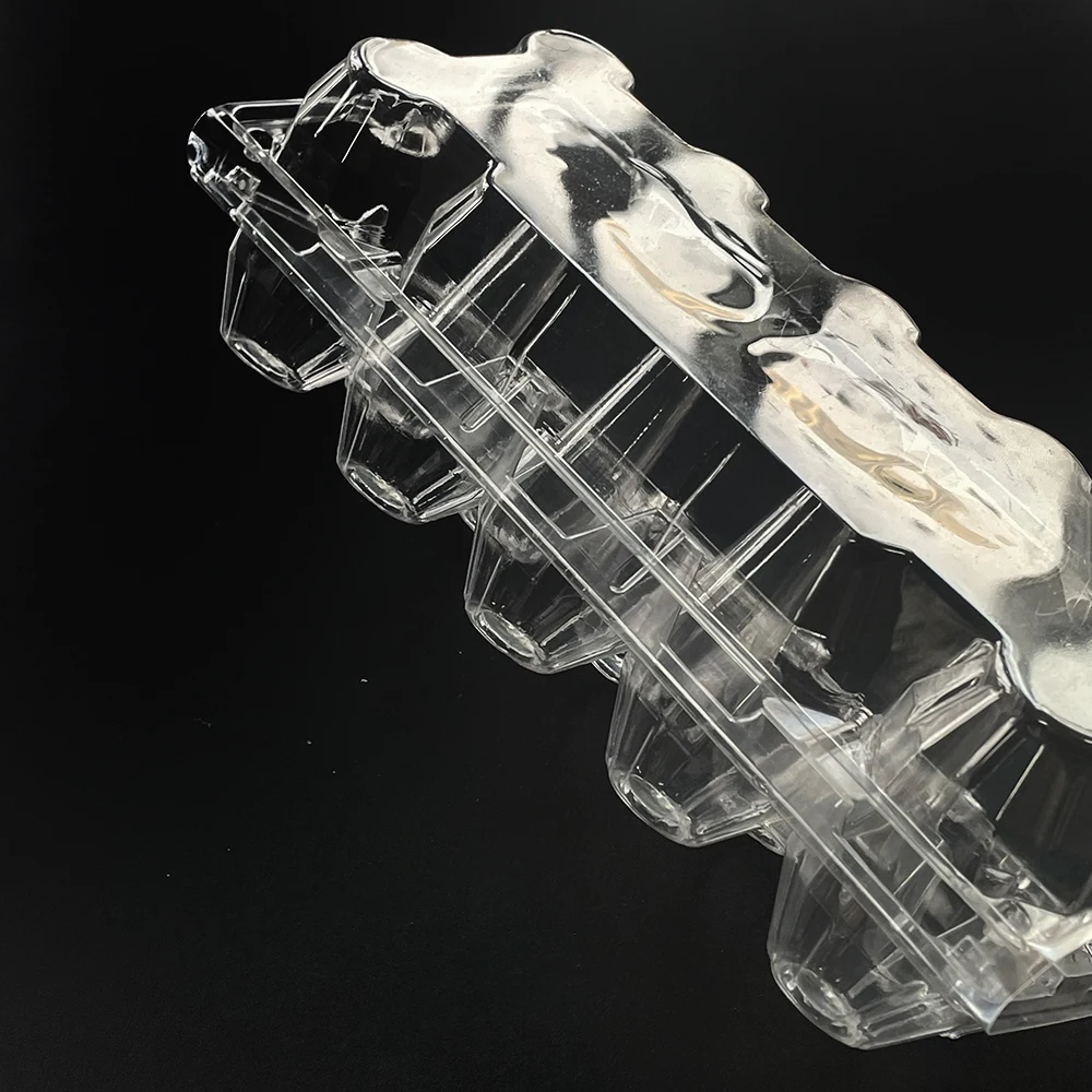 Customize Disposable Container Packing Storage Box Clear Plastic Eggs Tray