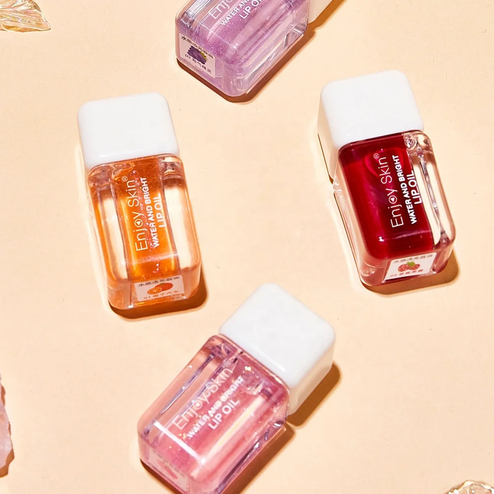 Private Label lip glow oil Natural Vitamin E Shiny Enhancer Lip Plumper Moisturizing Lips Care Oil oleo labial