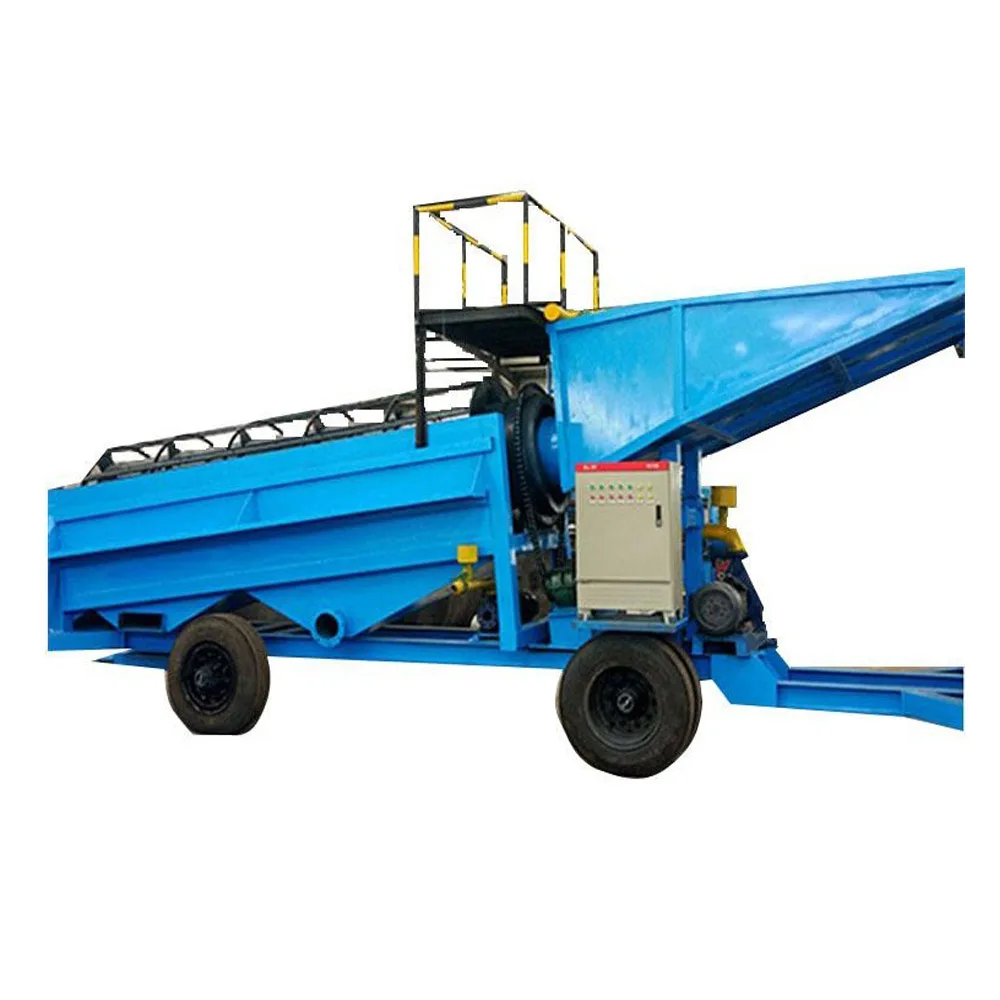 50 ton per hour alluvial mineral separator gold deposit processing plant for gold washing