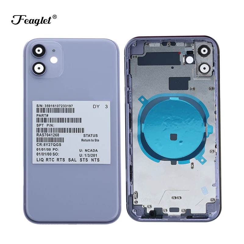 Mobile Phone Replacement Back Cover Original Back Glass Cover Housing Replacement for iPhone 11 Back Housing