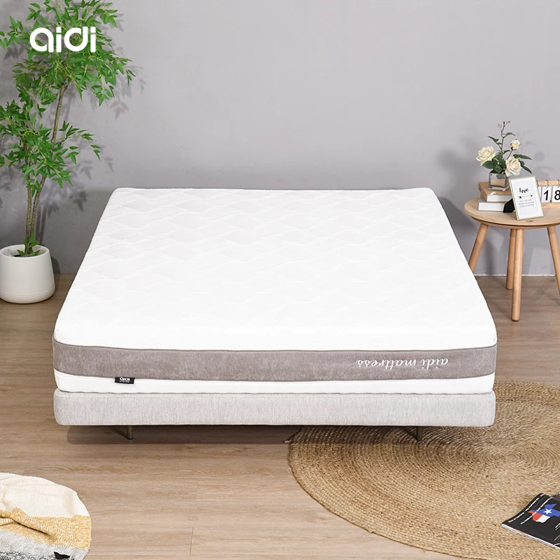 AIDI Modern Cheap Price Massage Gel Memory Foam 7 Zone Pocket Spring Double Bed Mattress In A Box Customized Bedroom Furniture