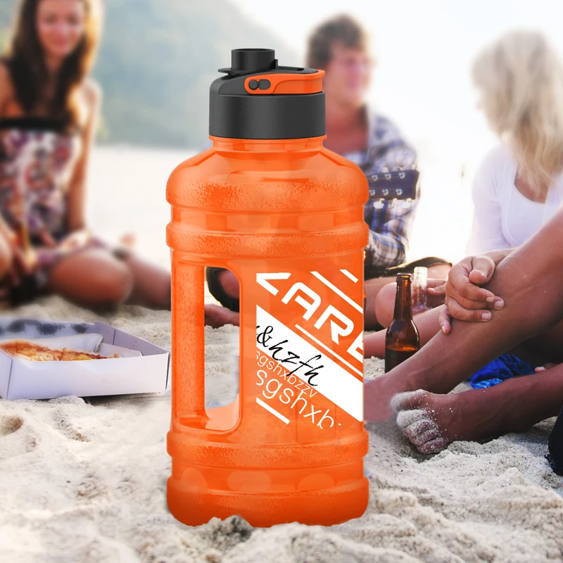 2.2L 75oz Amazon Hot Sale Gym PETG Bottle BPA Free Sports Fitness Water Jug