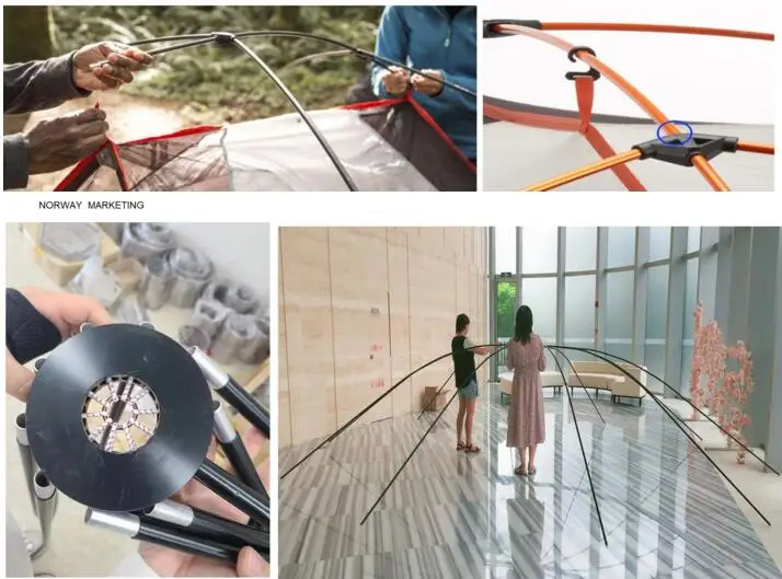 Tent pole new design