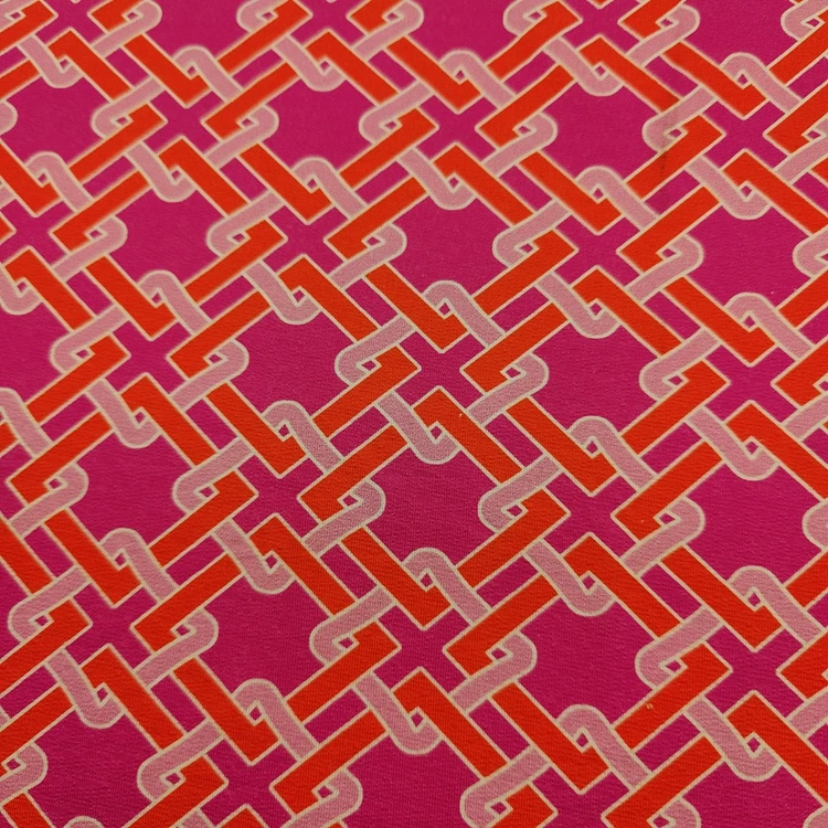 Designer Printed 4 Way Stretch Nylon/spandex Jacquard Printed Fabric