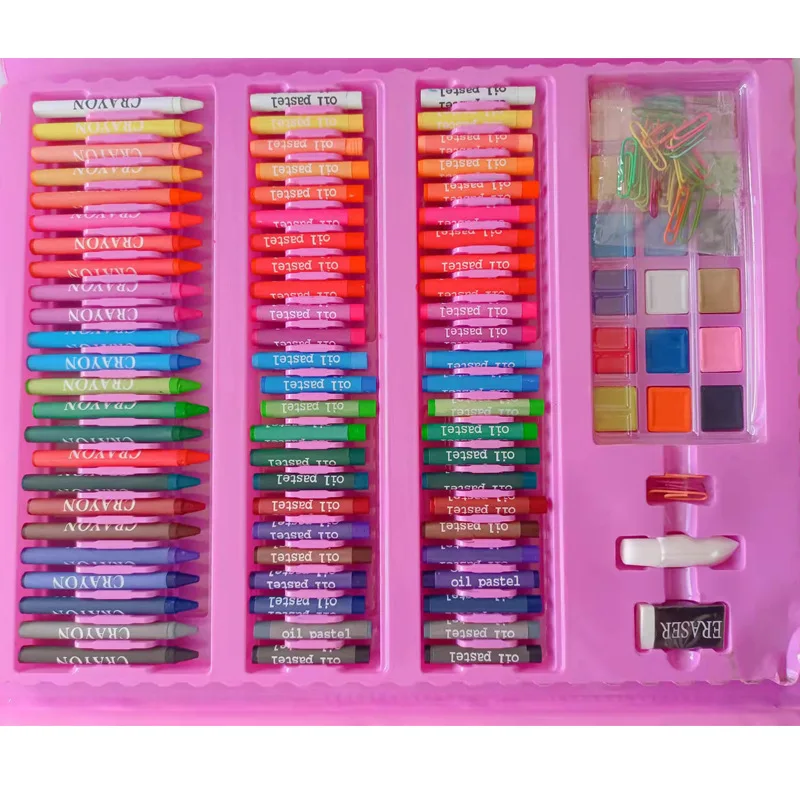 Wholesale Kindergarten Paintbrush Color Lead Crayon Watercolor Pen Stationery Painting Set Children Gifts for Kids Single BSCI