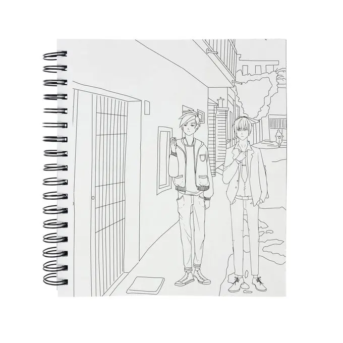 Customized 64 Page Kids Anime Colouring Book set Recycled Paper drawing colouring book printing colourful story