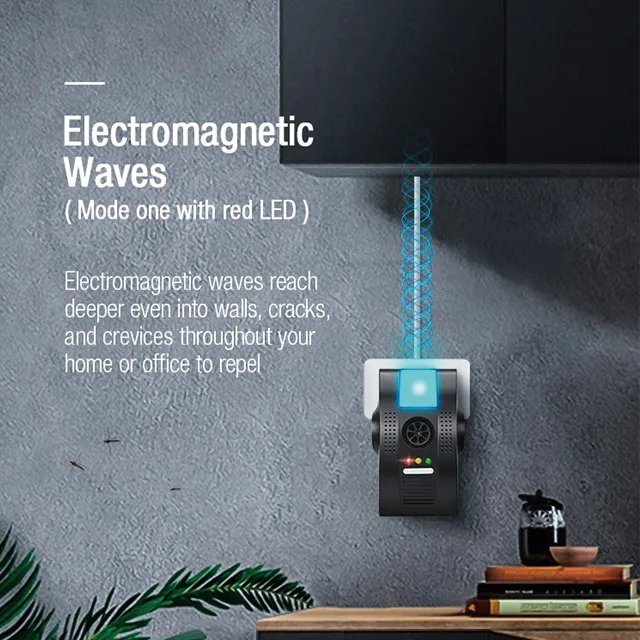 Hot Selling 3 in 1 Indoor Electronic Multi-Functional Insect Pest Mouse Control Ultrasonic Mosquito Repeller