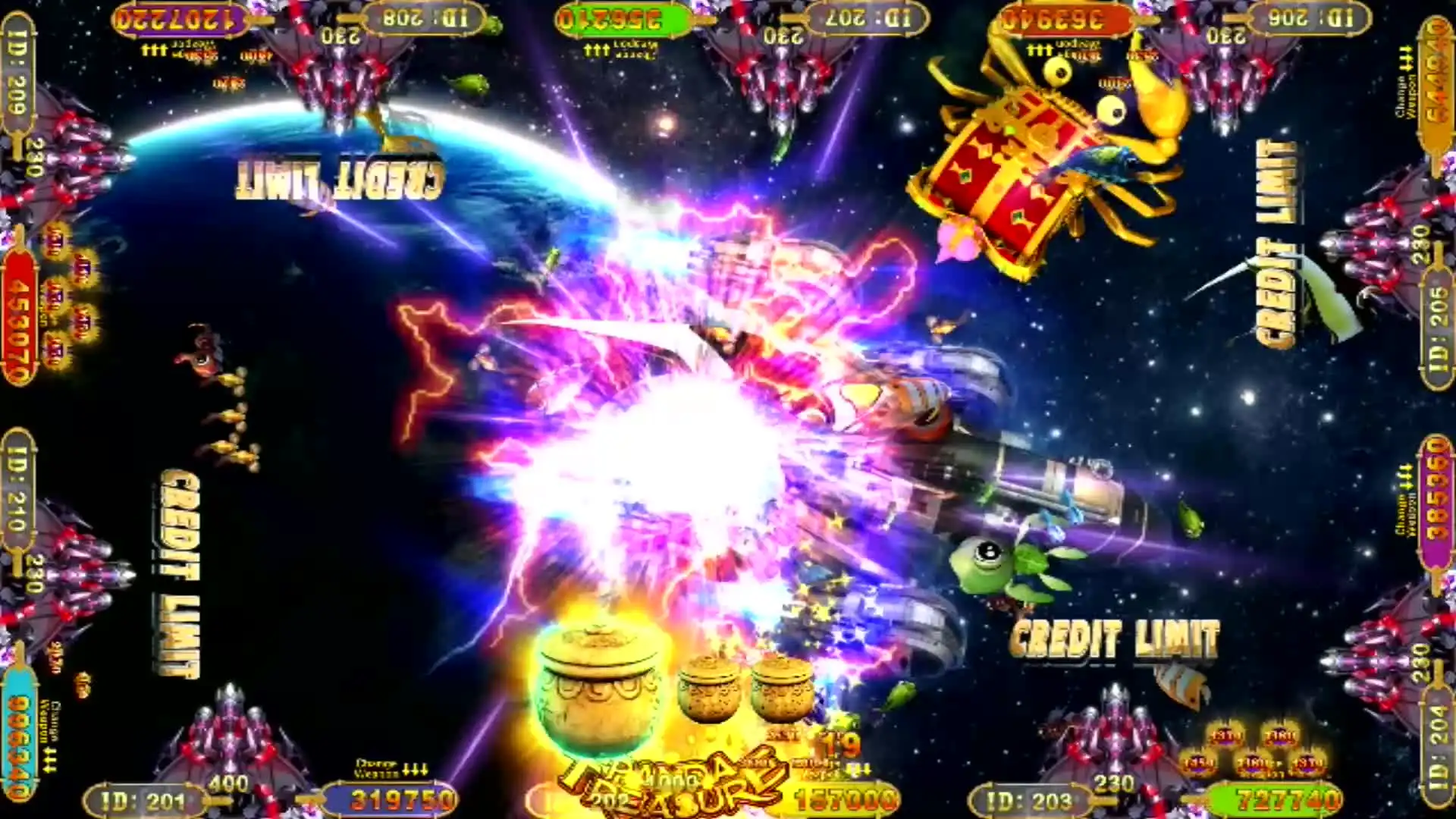 10 players software video fish games shooting games machines fire kirin  panda master tables cabinets arcade boxing game