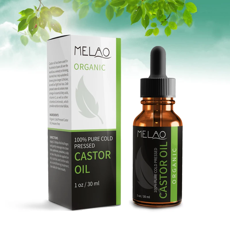 Оптовая продажа, эфирное масло коммерческого класса 30 мл, 100% чистое холоднопрессованное органическое, черное касторовое масло