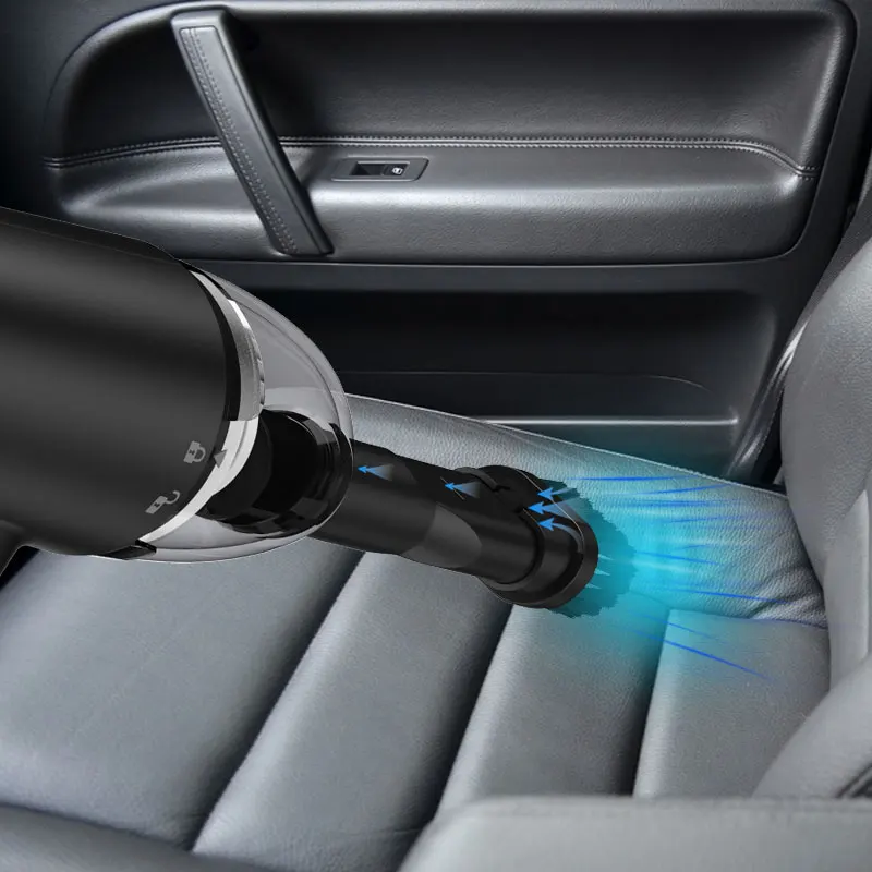 Compressed Air Vacuum Cleaner Hand Held Air Vacuum for Dust Cleaning Electronic Blower Duster Portable 2 in 1