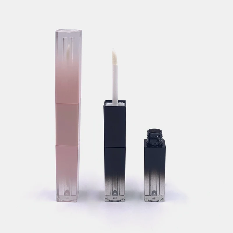 5ml 10ml 15ml lip gloss tubes square plastic tube lip gloss container empty lipgloss tube packaging ABS material