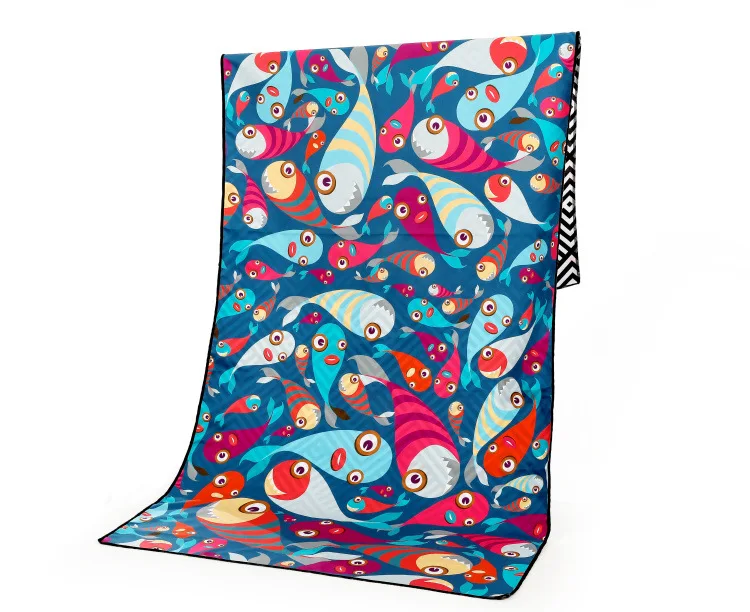 XIAOAO Sublimation blank high quality Beach Towel