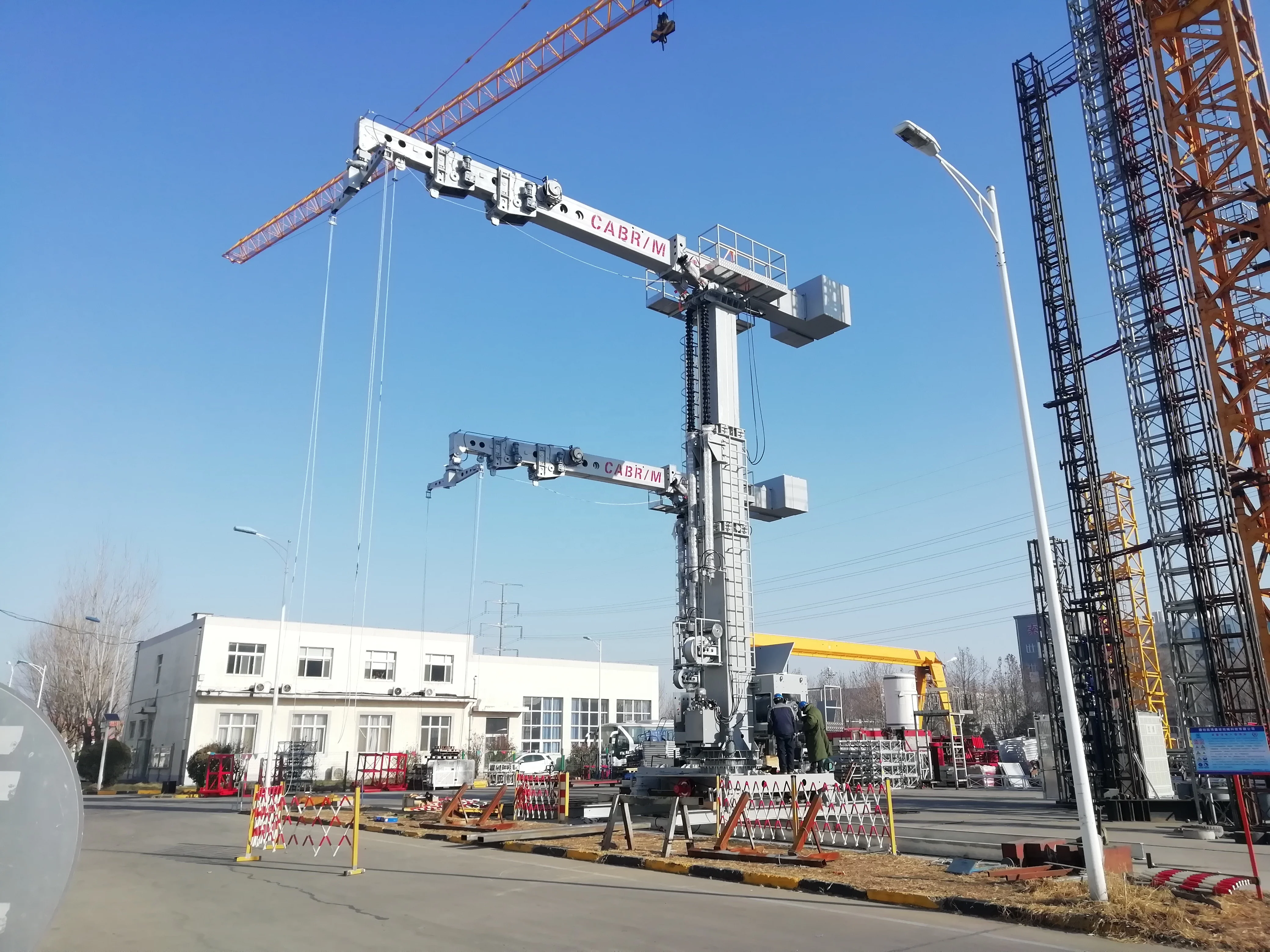 BMU window cleaning lift equipment for building facade cleaning